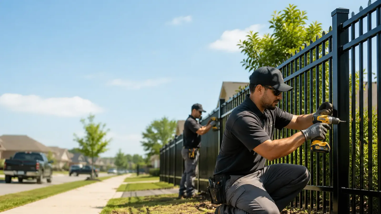 Metal Fence Installation in Mastic, NY